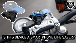 Quad Lock Vibration Dampener  Can this protect your smartphone from vibration damage [upl. by Anelrahs87]