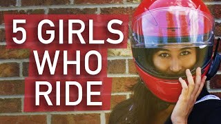 5 TYPES OF WOMEN WHO RIDE MOTORCYCLES [upl. by Leeke]