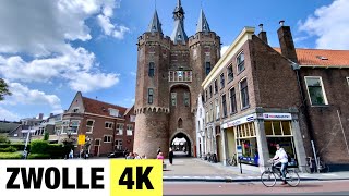 ZWOLLE NETHERLANDS 🇳🇱 4K City Centre Walking Tour [upl. by Yennep]