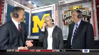 Eminems ESPN interview is really awkward [upl. by Ennasus]