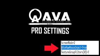 AVA Global  These are the Settings to use [upl. by Ellehsor128]