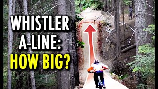 Whistler ALINE Can I Clear the Worlds Most Famous Jump Trail [upl. by Ylhsa]