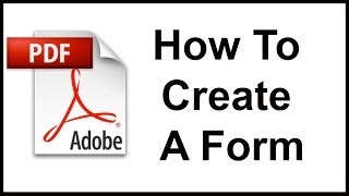 Creating a Fillable Form from Scratch Using Adobe Acrobat [upl. by Aivun166]