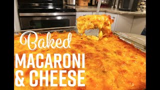 Baked Macaroni amp Cheese  Easy Original Recipe [upl. by Ynnattirb]