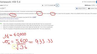 Sampling distribution using Statcrunch [upl. by Somerset299]