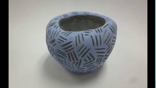 Ceramics Basic Underglaze Sgraffito [upl. by Vergos]