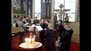 O Lord Save thy people sung in English and church Slavonic [upl. by Nahseez]