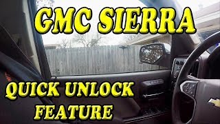 GMC Sierra Quick Unlock feature you may not know about [upl. by Hengel431]