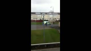 Police chased about with a machete only in Scotland [upl. by Cirdor267]