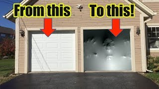 How To Make an Awesome Halloween Garage Door Illusion with Paranormal Passages by AtmosFearFX [upl. by Golub810]