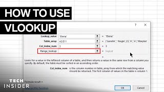 How To Use VLOOKUP In Excel [upl. by Caswell]