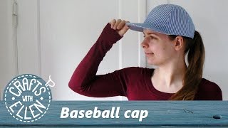 How to make a baseball cap  Sewing tutorial [upl. by Martinsen]