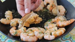 Gambas al Ajillo Spanish Garlic Shrimp [upl. by Kentigera]