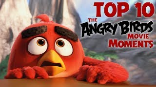 Angry Birds  Top 10 Angry Birds Movie Moments [upl. by Aeila]