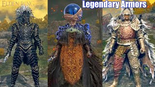 Elden Ring  All Legendary Armor Sets Showcase [upl. by Sharline]