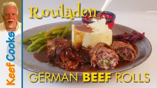 Rouladen  German Beef Rolls [upl. by Leunamesoj758]