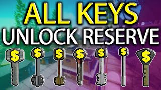 Ultimate Reserve Unlock Guide  ALL Keys amp Loot Behind Them Reserve Base  Escape From Tarkov 126 [upl. by Errecart]