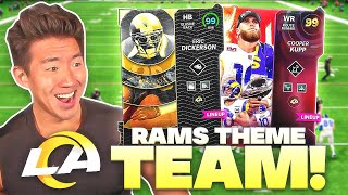 Los Angeles Rams Theme Team MOST TOXIC Lineup in the game Madden 22 [upl. by Atirehs]