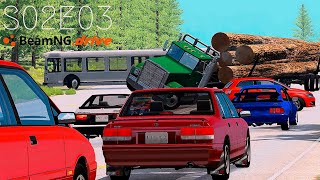 Beamng Drive Movie Epic Freeway Chase Sound Effects Part 13  S02E03 [upl. by Justine733]