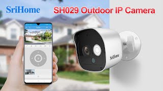 SriHomeSricam New 3MP Outdoor Wifi IP Camera SH029 Setup Video [upl. by Zurek]