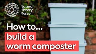 How to build a worm composter A simple DIY project [upl. by Amre]