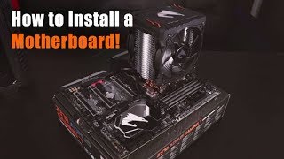 AORUS 101 How to Install a Motherboard [upl. by Drhcir]