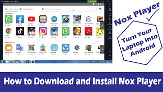 How to Download Install and Use NOX Player on PC [upl. by Auqinom867]