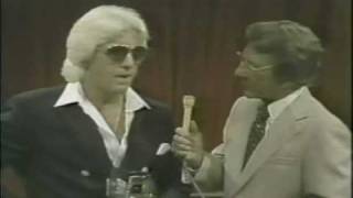 Jerry Lawler vs Ric Flair NWA Heavyweight Title Match Part 1  The Interview [upl. by Narmis]