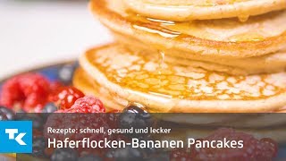 HaferflockenBananen Pancakes [upl. by Dauf573]