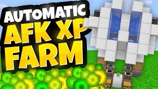 EASIEST Automatic AFK XP Farm Tutorial Java amp Bedrock  Minecraft 120 [upl. by Engen]