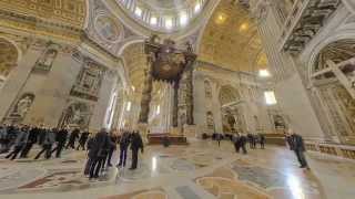 Basilica di San Pietro  Roma  Italia Virtual Tour [upl. by Krute]