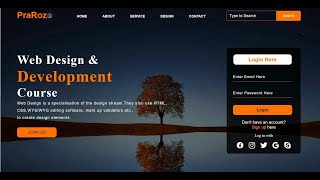 How To Create A Website using HTML amp CSS  StepbyStep Tutorial [upl. by Corley]