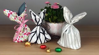 DIY Osterhasen Stoffbeutel Nähen [upl. by Sunda443]