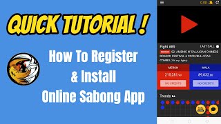 Online Sabong ✅ How To Register amp Install Sabong International App [upl. by Hgalehs875]