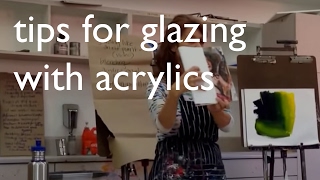 Tips for Glazing with Acrylics [upl. by Pylle848]