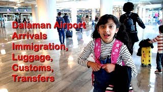 Dalaman Airport Turkey Arrivals Immigration Luggage Customs and Transfers What to Expect 2019 HD [upl. by Nwahsyar]