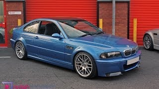 BMW E46 M3 CSL  Manual Estoril Blue  built by Redish Motorsport [upl. by Amir]