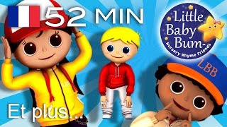 Tête épaules genoux et pieds  Et encore plus de comptines  LittleBabyBum [upl. by Schwinn47]