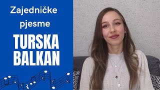 Zajedničke pjesme sa Turskom  Turska muzika PART 3 [upl. by Blen]