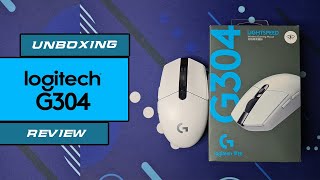 Logitech White G304 Wireless Gaming Mouse Unboxing and Review Tagalog [upl. by Jeth569]