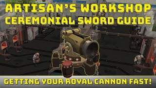 Ceremonial Sword Guide  Artisans Workshop Runescape 3 Royal Cannon [upl. by Pedroza]