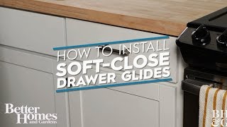 How to Install SoftClose Drawer Glides [upl. by Glynnis803]