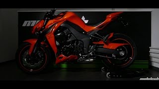 Kawasaki Z1000 orange by PLANZERFILMS [upl. by Ratcliff]