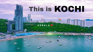 Kochi City  commercial capital of Kerala🌴Cinematic views 🇮🇳 [upl. by Essirehc]