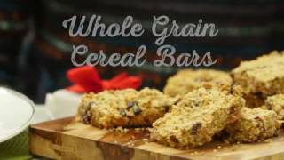 Homemade Whole Grain Cereal Bars [upl. by Econah]