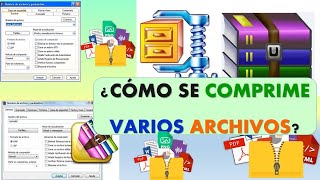 Como comprimir varios archivos en zip o rar y enviarlo por correo o classroom [upl. by Claudy]