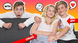 My Best Friend FLIRTS With My CRUSH For 24 Hours CHALLENGE PRANK GONE WRONG Sawyer Sharbino [upl. by Rivers]