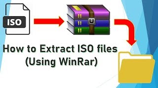 How to extract ISO files for all Windows version Using WinRar [upl. by Hoxsie787]