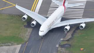 A380 Arrival amp Take Off  Glasgow Airport [upl. by Adnael]