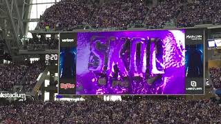 Minnesota Vikings Entrance and Introductions vs Saints Playoff Game [upl. by Hassi]